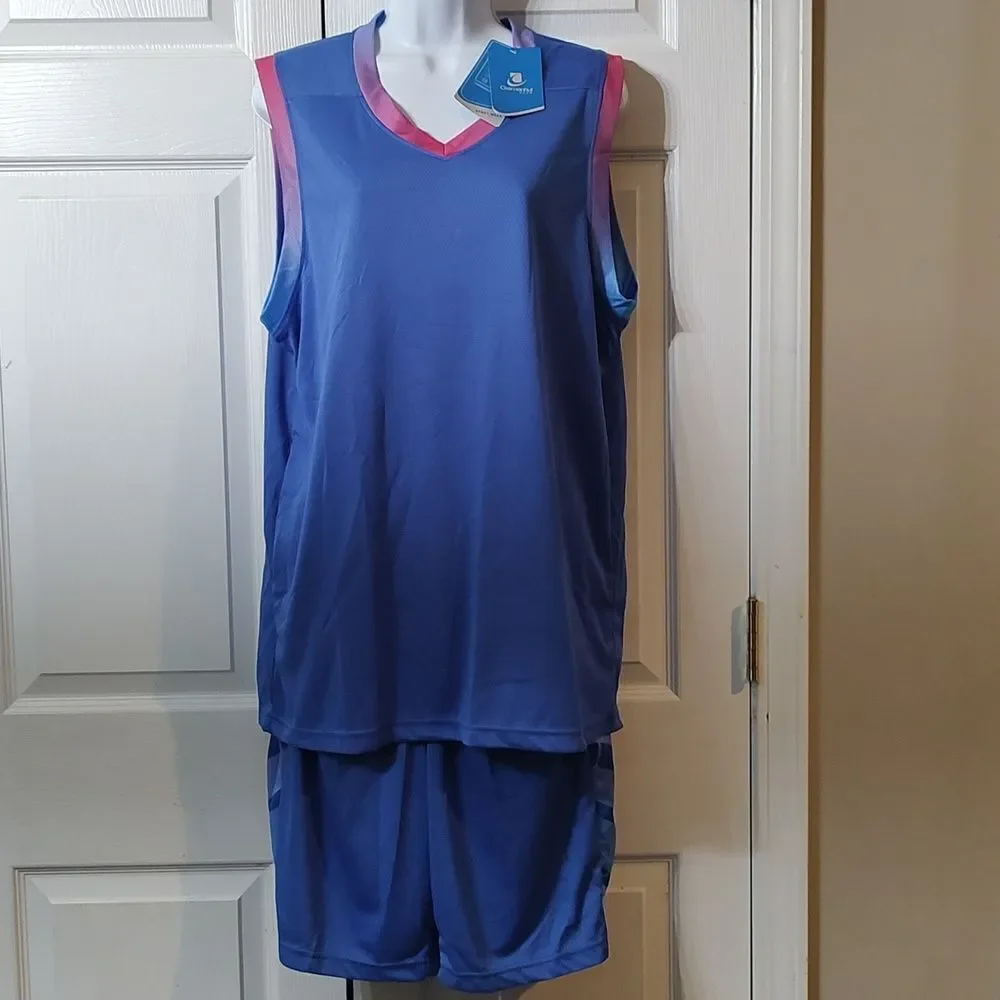 Basketball Suit Kids 2 pc set  short top set Sz. XXL  NWT